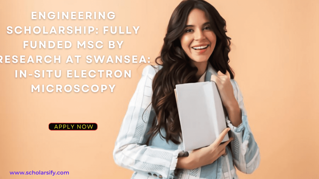 Fully Funded MSc by Research at Swansea
