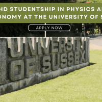 PhD Studentship in Physics and Astronomy at the University of Sussex