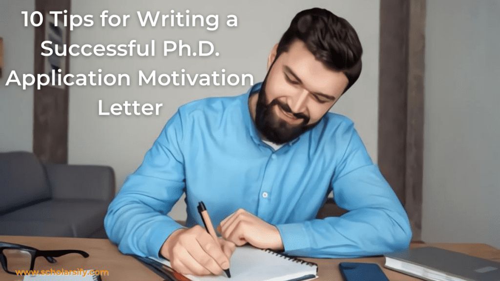 10 Tips for Writing a Successful Ph.D. Application Motivation Letter